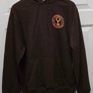 Yellowstone Men's Dutton Ranch Graphic Long Sleeve Pullover Sweatshirt Hoodie